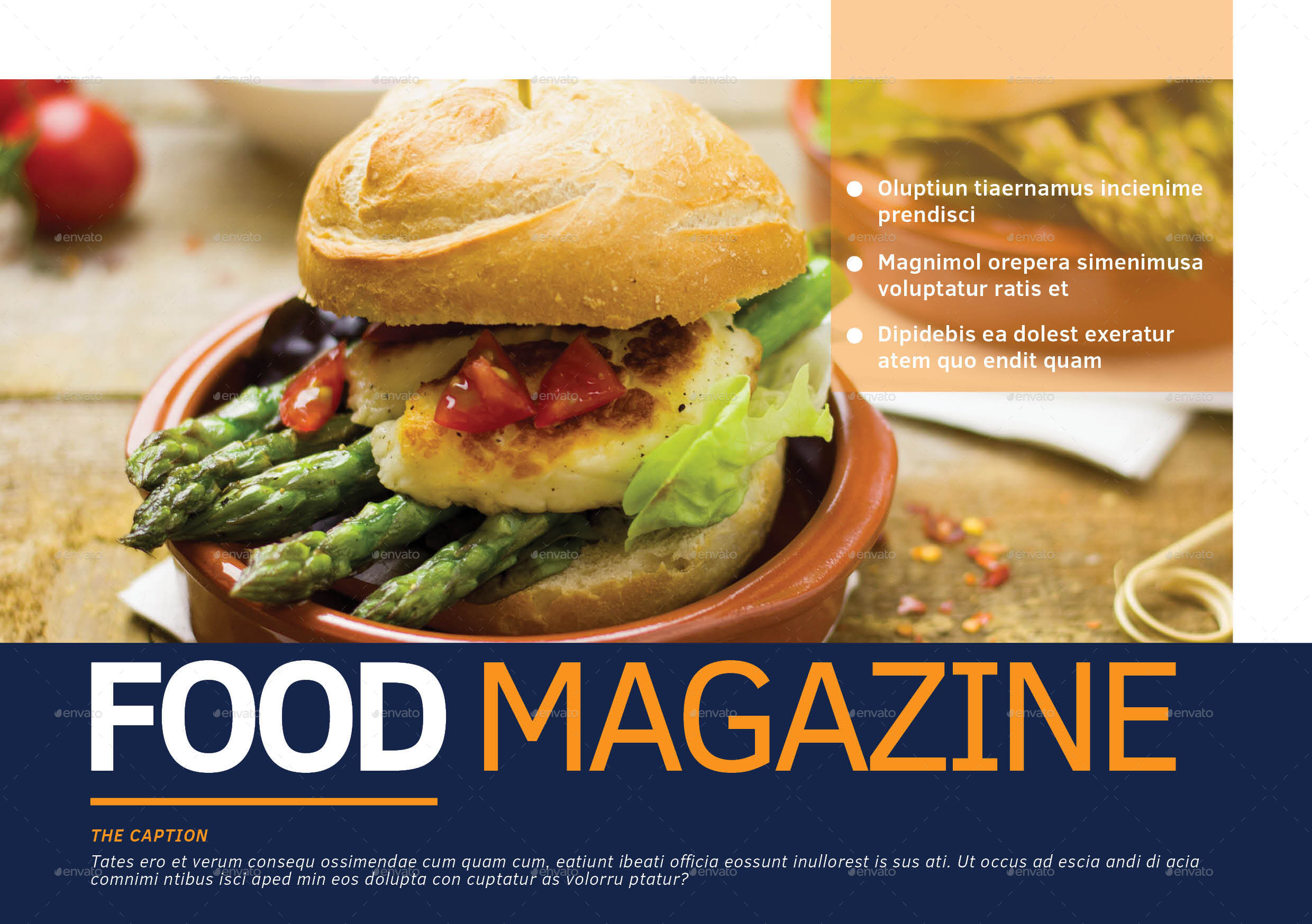 Food Magazine, Print Templates GraphicRiver